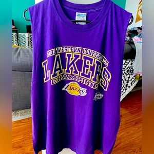 LA Lakers Cutoff Tee